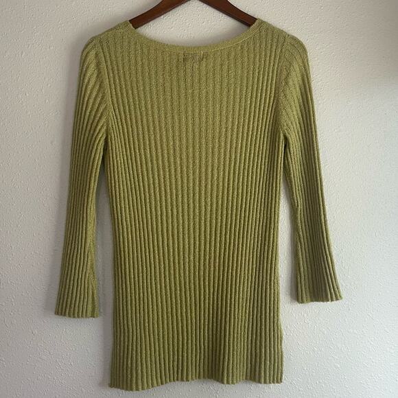 Sage Green Cozy Knit Sweater - Picture 4 of 4